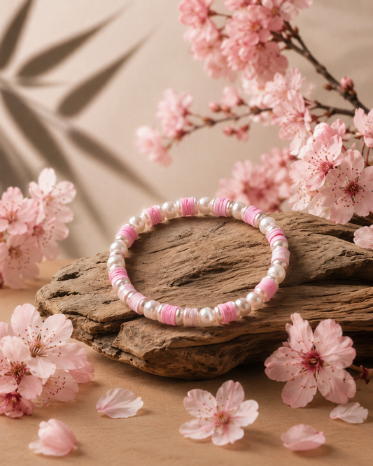 pink bracelet